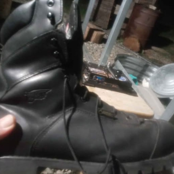 Size 15 Redwing GORE-TEX Black Steel Toe Men's Boots - Picture 1 of 6